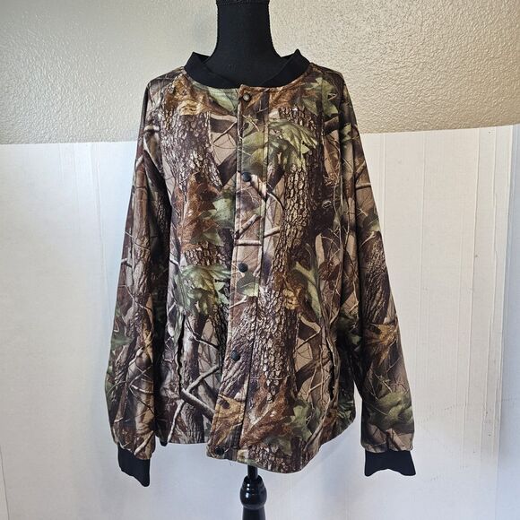 Stearns Dry Wear Men Real Tree Camo Hunting Jacket Sz XXL Outdoors Fishing U0437 - Picture 1 of 11